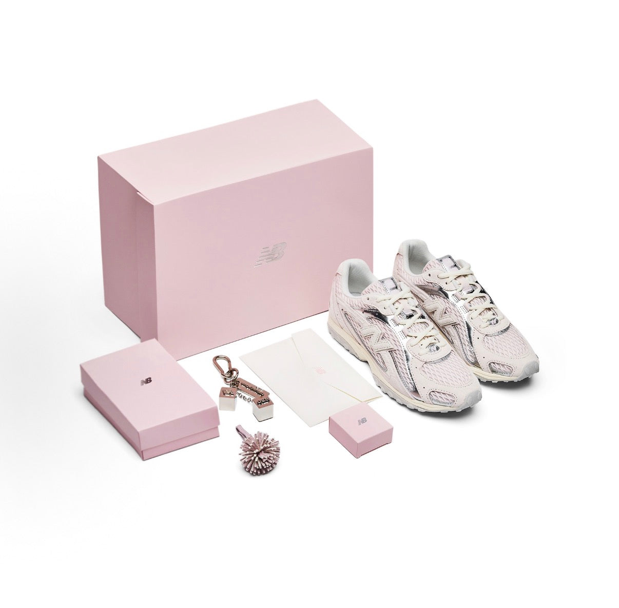 New Balance 204L Metallic Pink and Silver limited edition